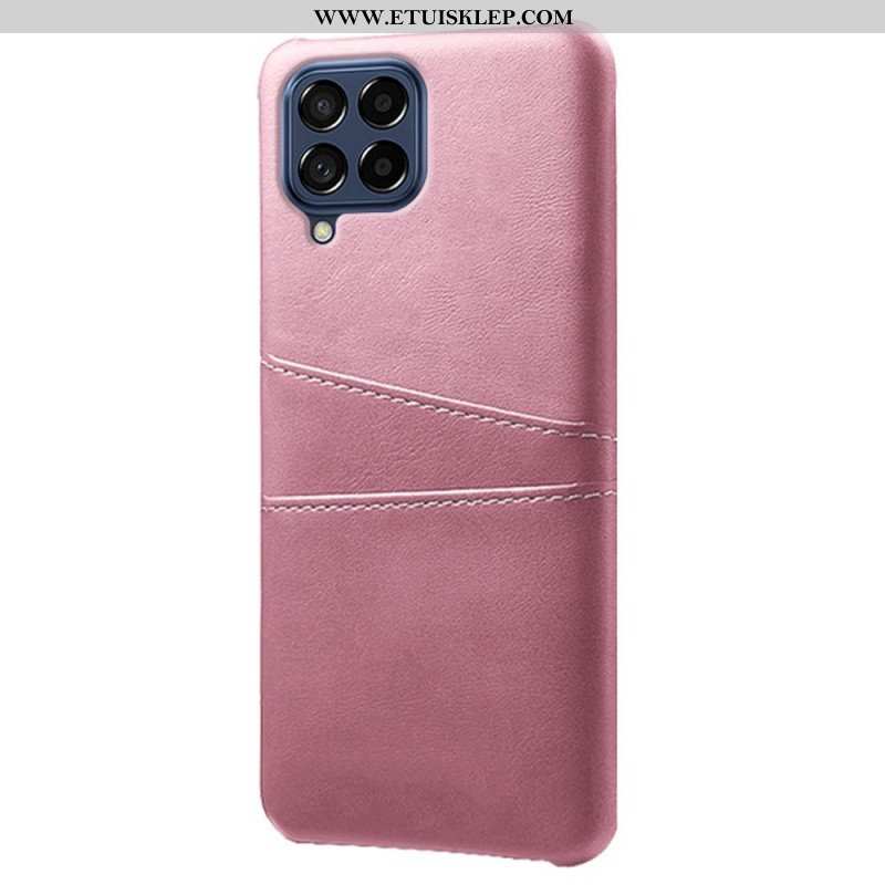 Etui do Samsung Galaxy M53 5G Etui Na Karty Z Efektem Skóry